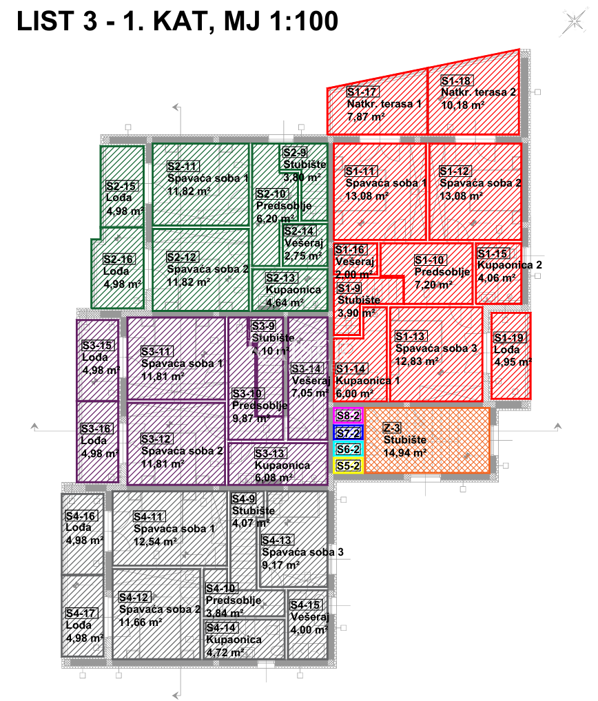 Appartamento Vodice, 152m2