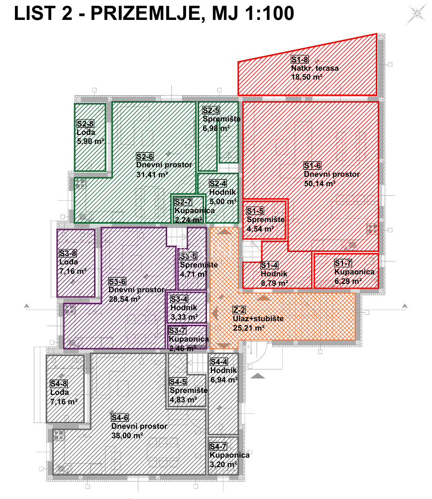 Appartamento Vodice, 152m2