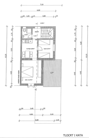 Pag, Novalja - casa 117m2 con garage e giardino