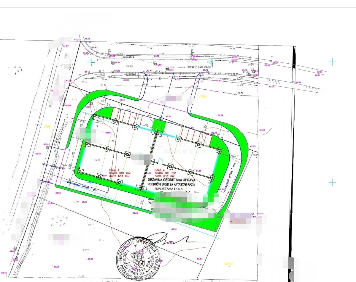 Istria, Pola, Gallesano - terreno edificabile industriale