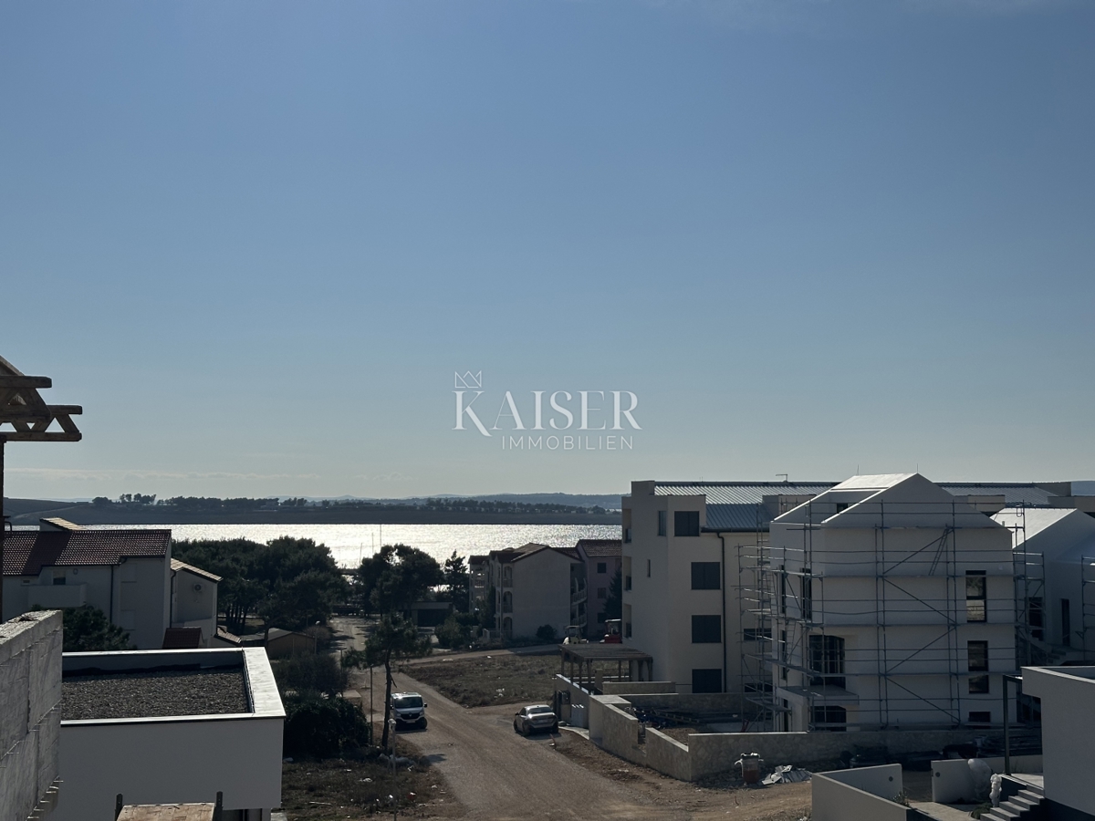 Pag, Povljana - Appartamento 49 m2, 250 m dal mare, vista mare