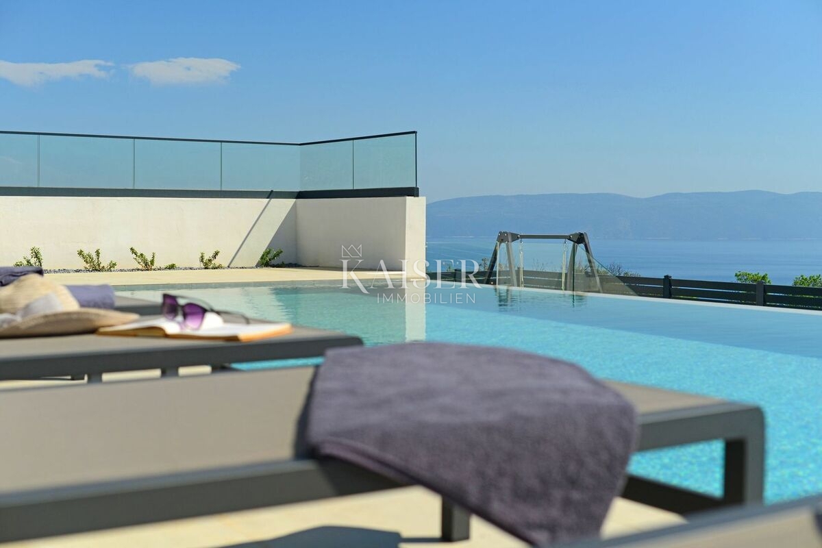 Istria, Rabac - villa di lusso con vista panoramica sul mare, 233 m2