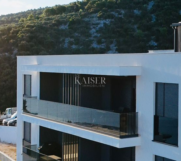 Marina, Trogir - Appartamento esclusivo, pronto per essere abitato, con vista panoramica e giardino