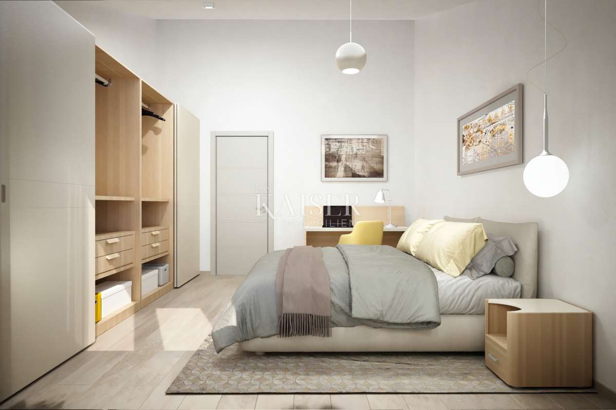 Parenzo, Istria, splendido appartamento duplex con vista mare