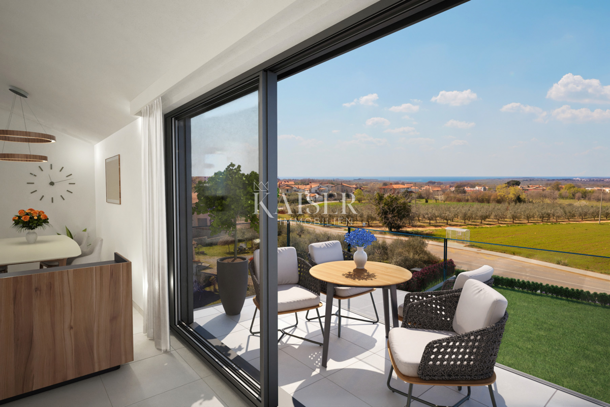 Parenzo, Istria, splendido appartamento duplex con vista mare