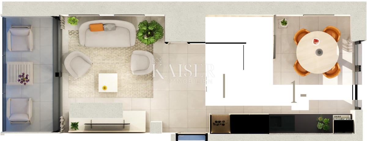 Parenzo, Istria, splendido appartamento duplex con vista mare