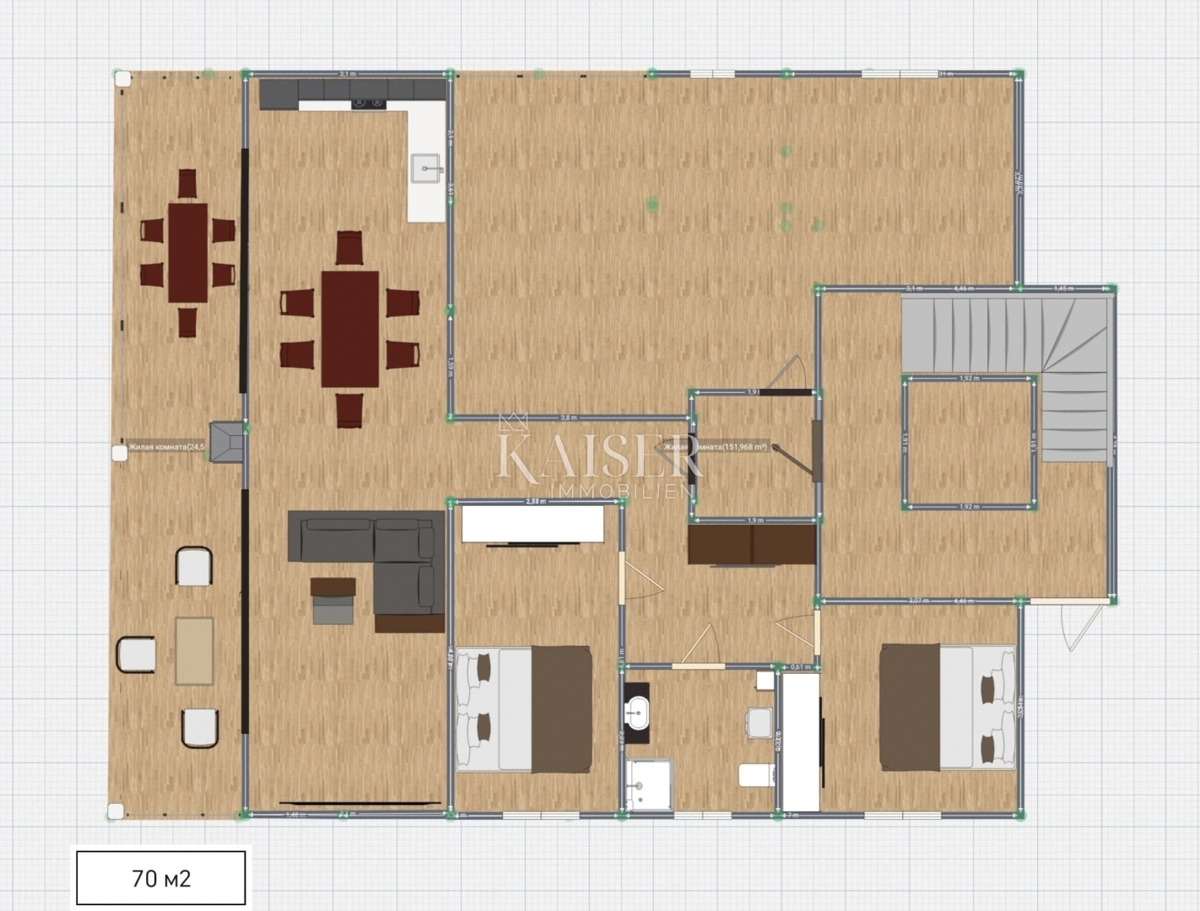 Istria, Medolino - appartamento 78m2