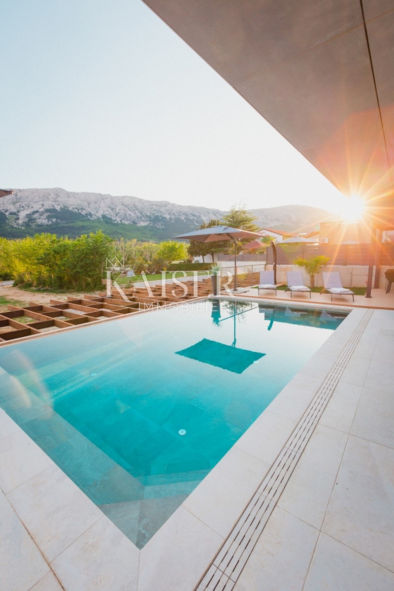 Isola di Krk, Baška - villa di lusso con piscina