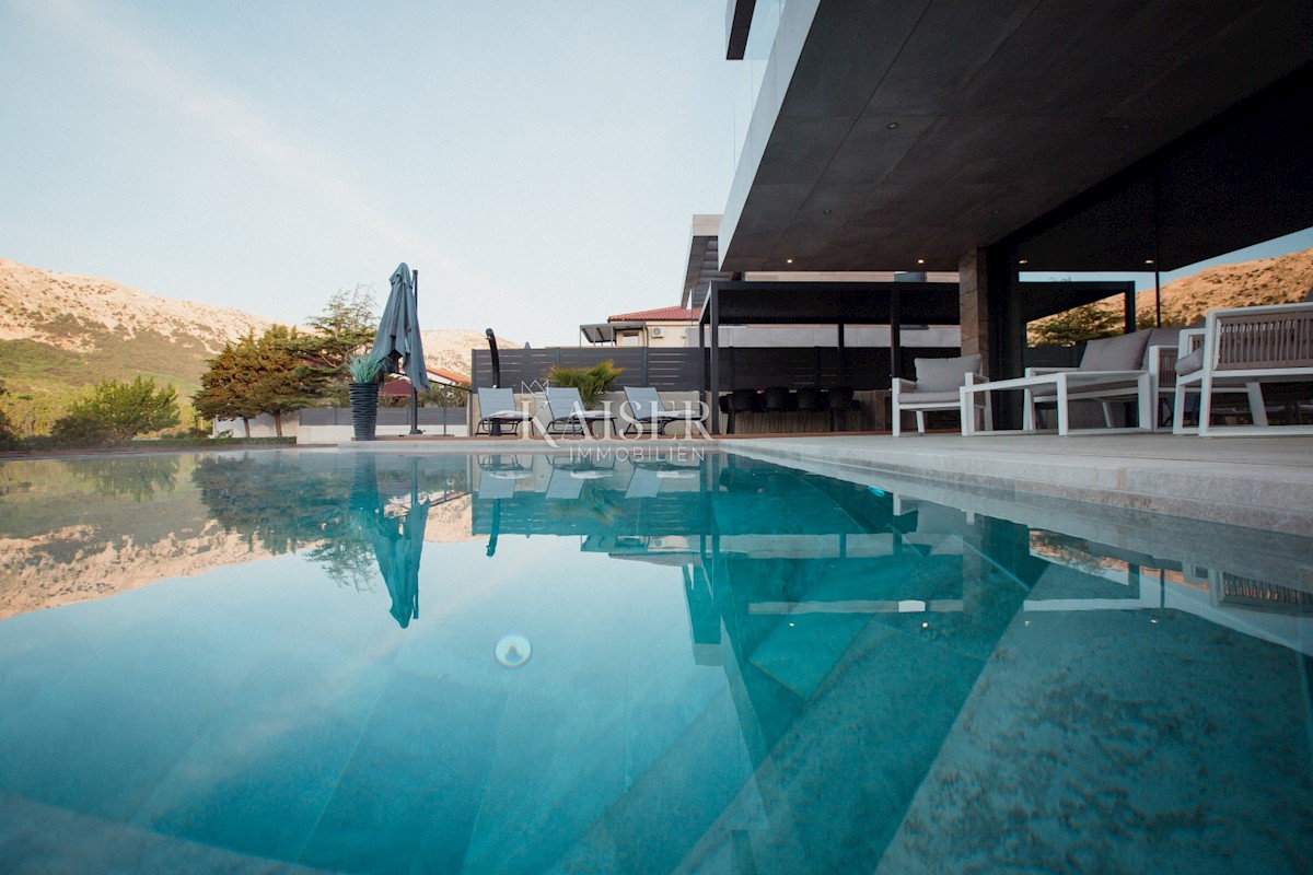 Isola di Krk, Baška - villa di lusso con piscina