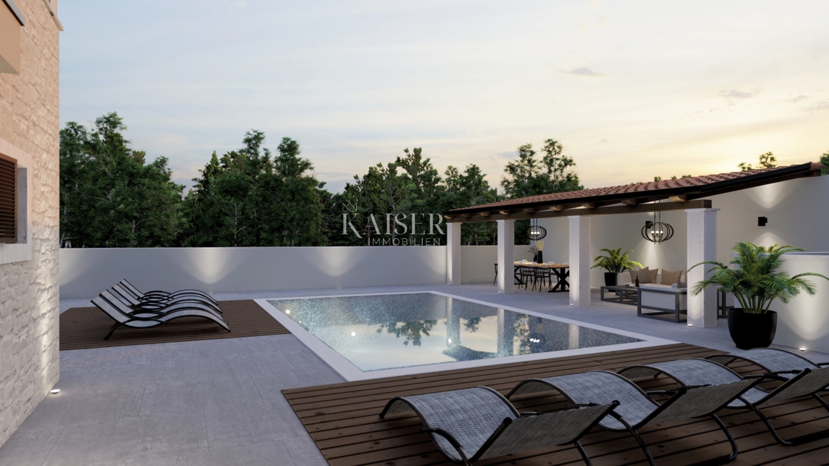 Istria - Parenzo, nuova villa moderna con piscina a 2 km dal mare