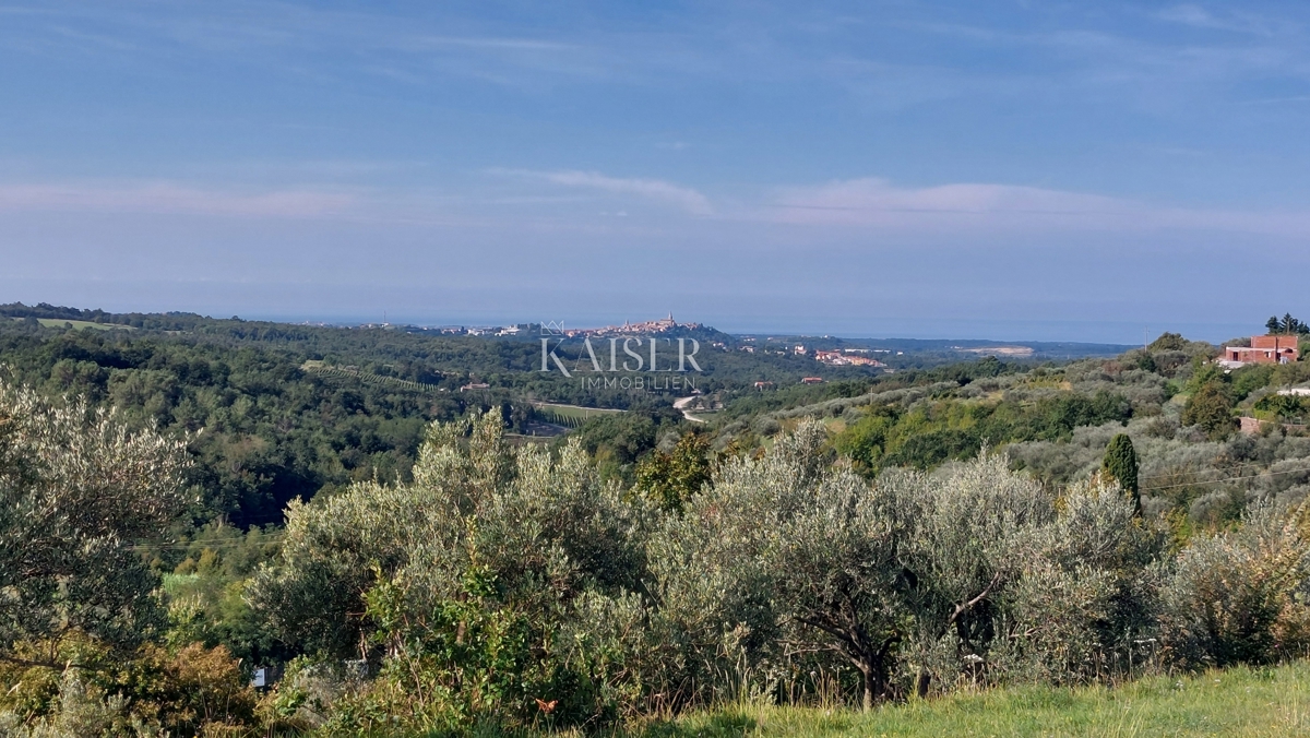Istria, Momiano - villa con vista panoramica sul mare e sulla natura