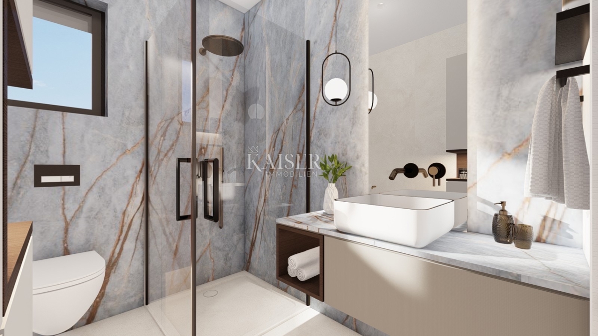 Kastav, appartamento 4 SKL con giardino privato