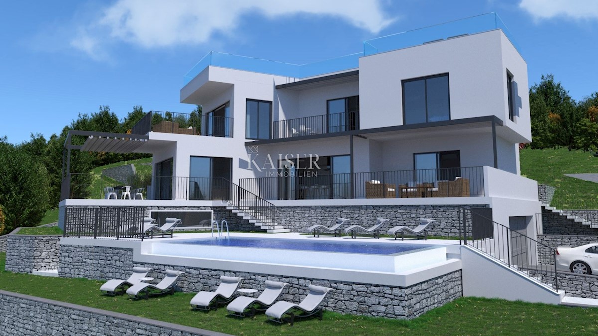 Земля під забудову Veprinac, Opatija - Okolica, 4.364m2