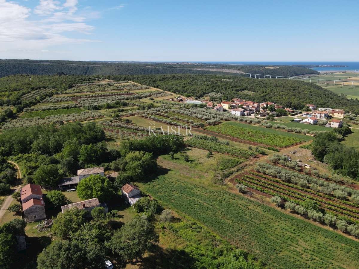 Istria - Cittanova, bellissima villa in pietra autentica con vista mare