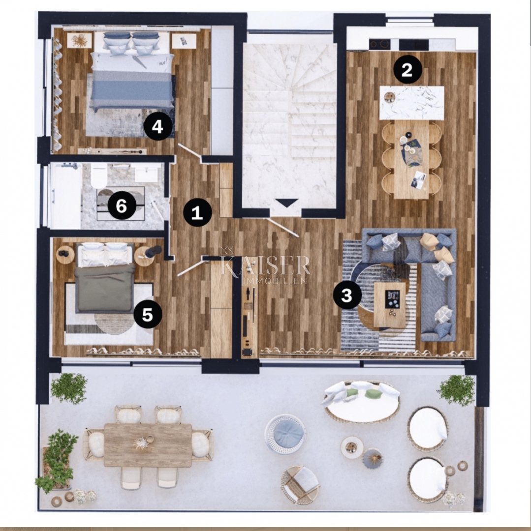 Istria, Umago - appartamento di lusso a 100 m dal mare