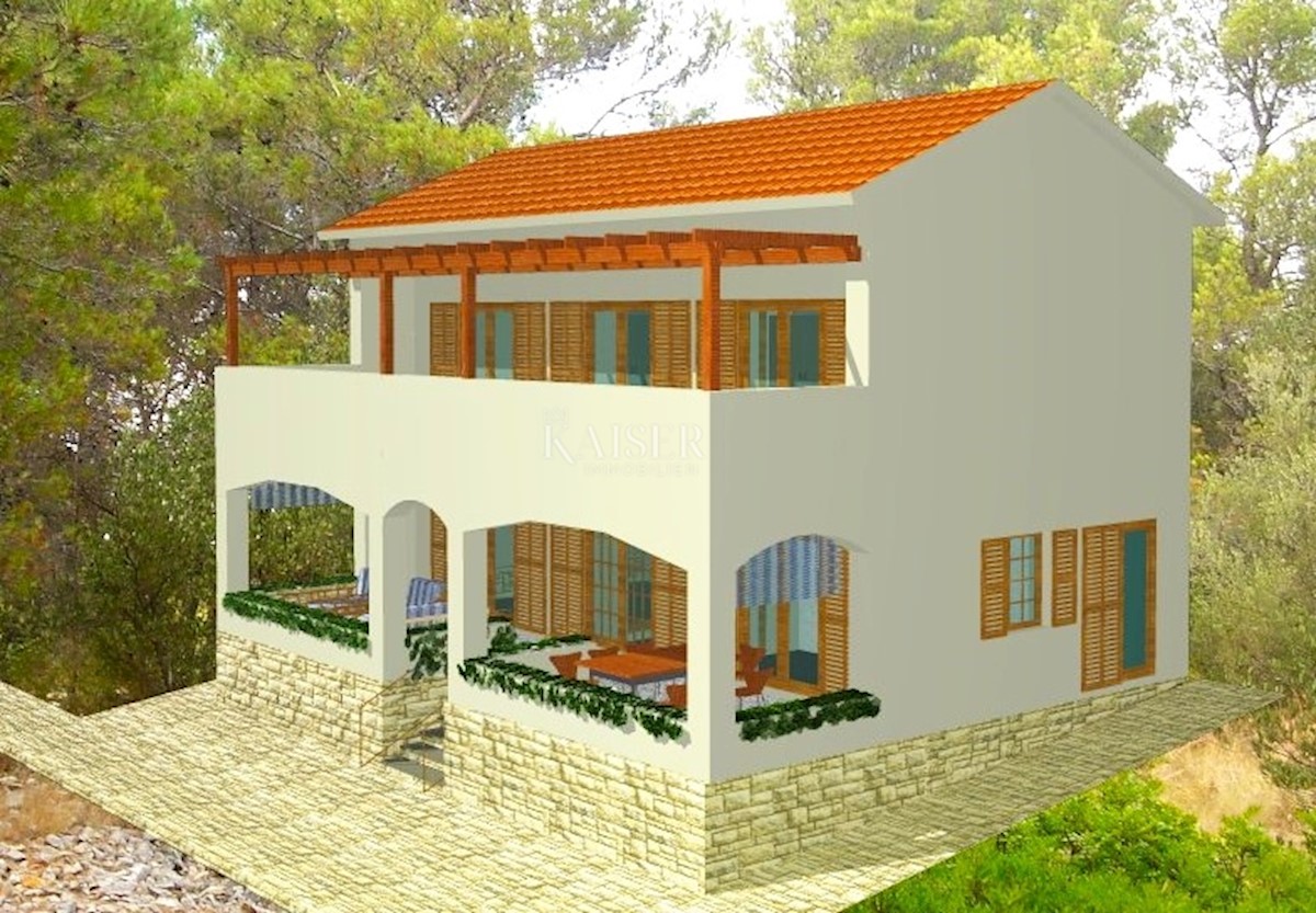 Земля під забудову Nerezine, Mali Lošinj, 450m2