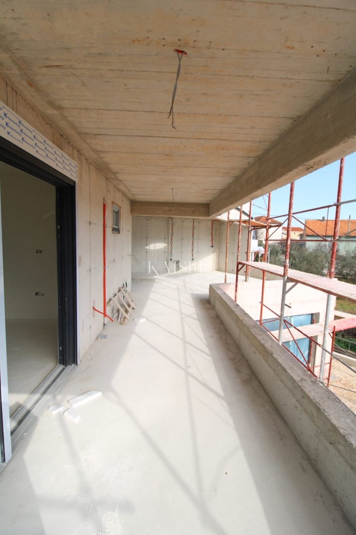 Zadar, Sukošan appartamento con terrazza sul tetto, 1 fila al mare
