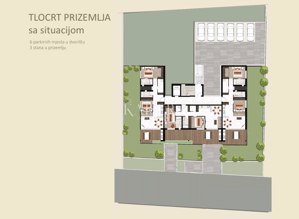 Istria, Novigrad - appartamento di lusso in costruzione (APL)