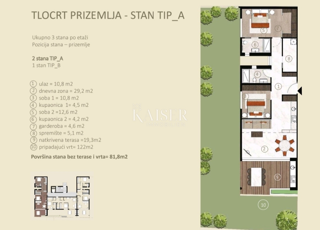 Istria, Novigrad - appartamento di lusso in costruzione (APL)