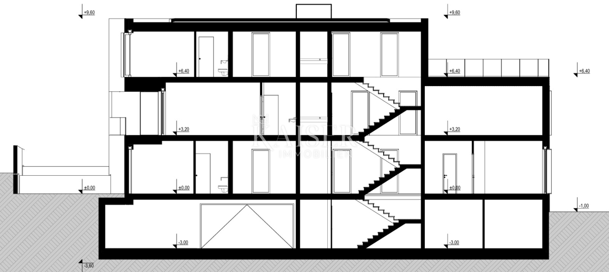 Земля під забудову Vrbnik, 1.000m2