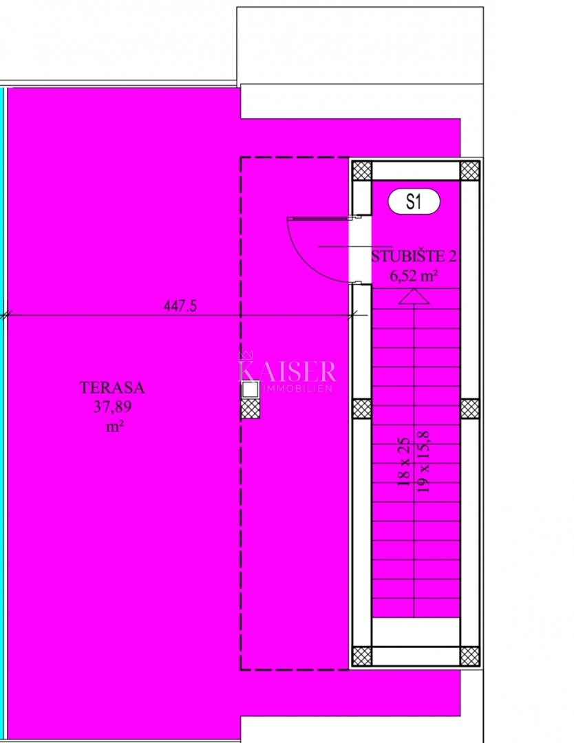 Zara, Appartamento Red Houses con vista panoramica sul mare 