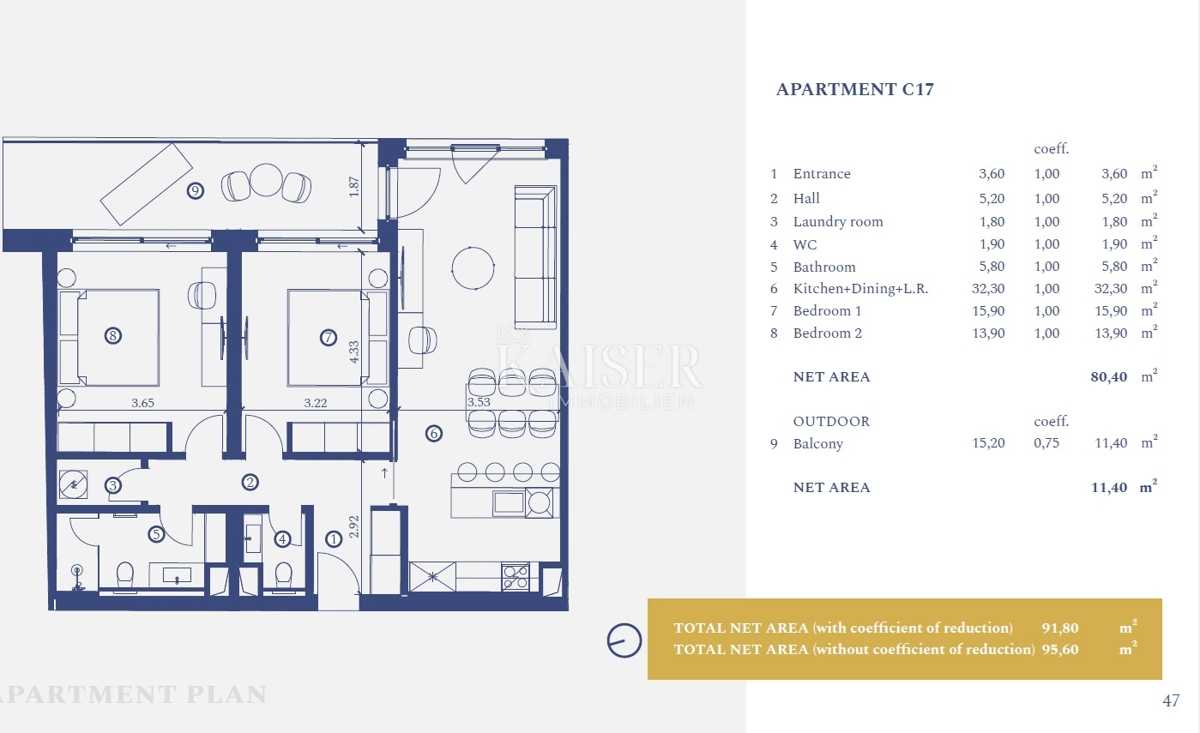Istria, Umago, Salvore - appartamento 61m2, in un resort di lusso, adattato per disabili