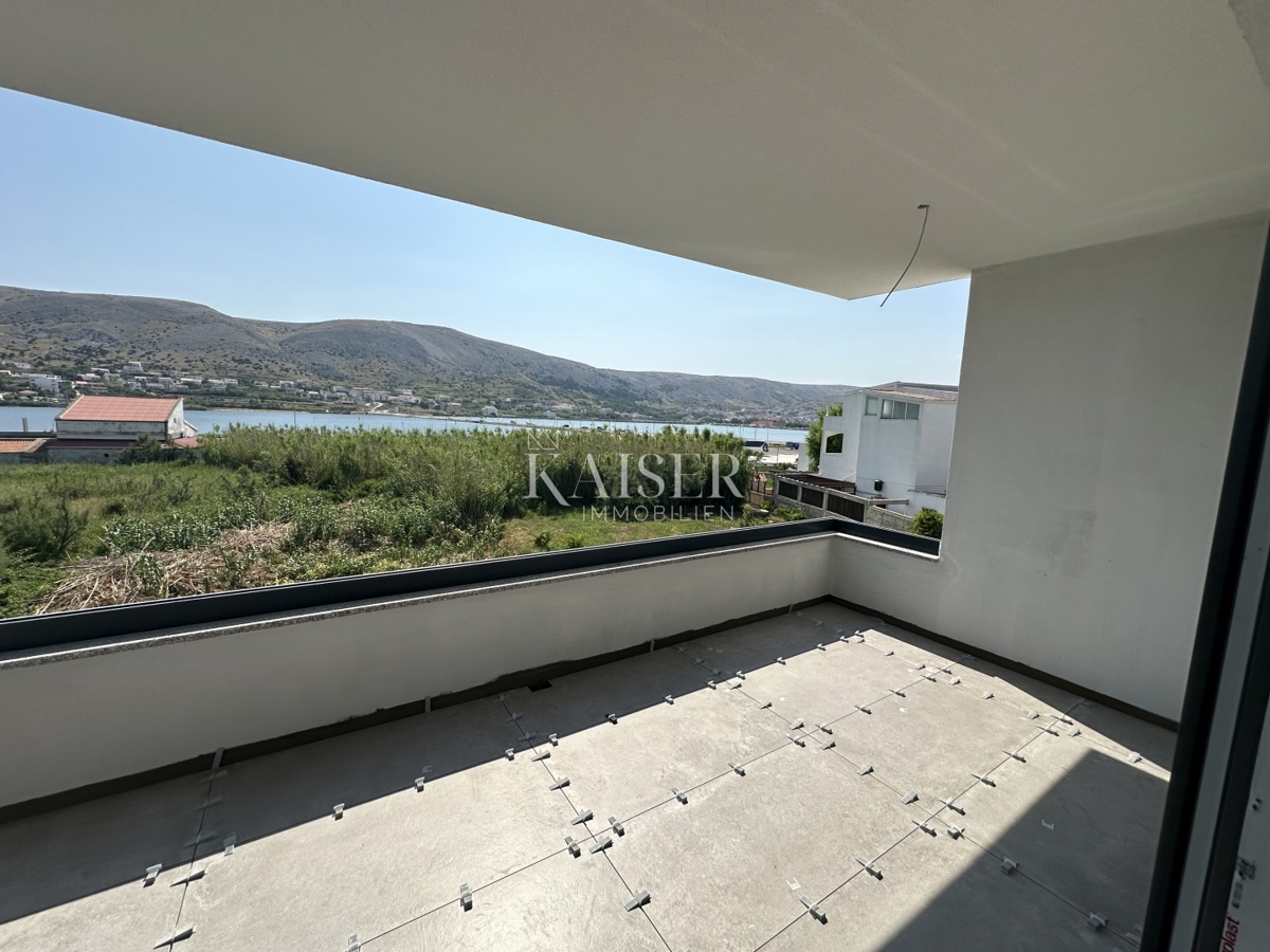 Pag, appartamento - 57,63 m2 con vista mare, a 70 m dal mare