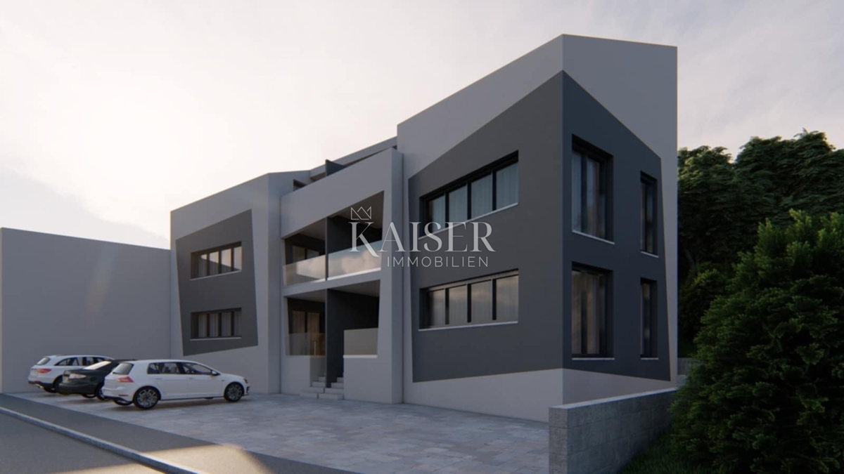 Isola di Krk, Vrbnik - appartamento duplex 95m2 con vista mare