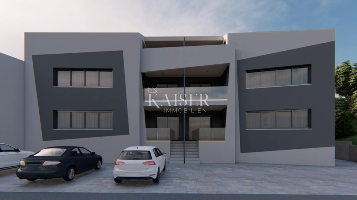 Isola di Krk, Vrbnik - appartamento duplex 95m2 con vista mare