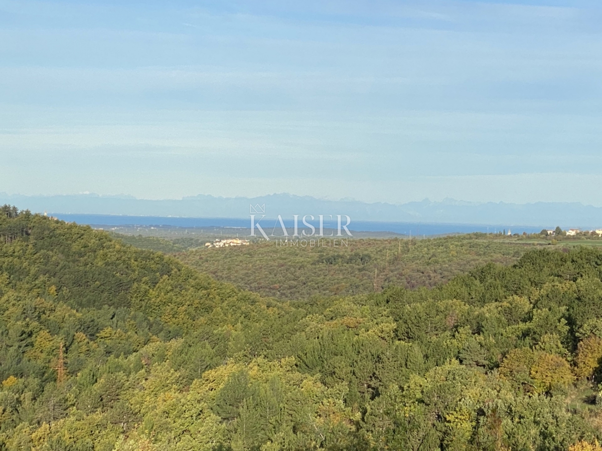 Istria, Grisignana - terreno edificabile con vista panoramica