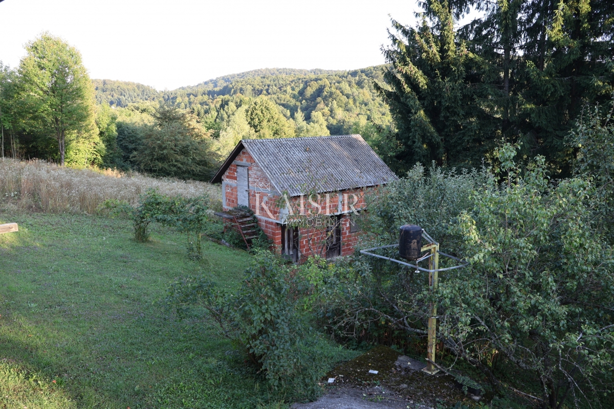 Gorski kotar, Vrbovsko - casa con ampio giardino, solo nella nostra offerta!