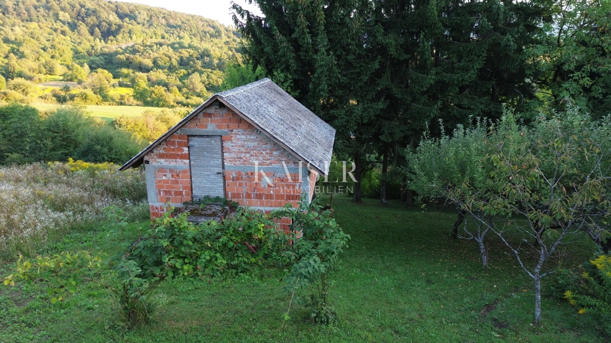 Gorski kotar, Vrbovsko - casa con ampio giardino, solo nella nostra offerta!