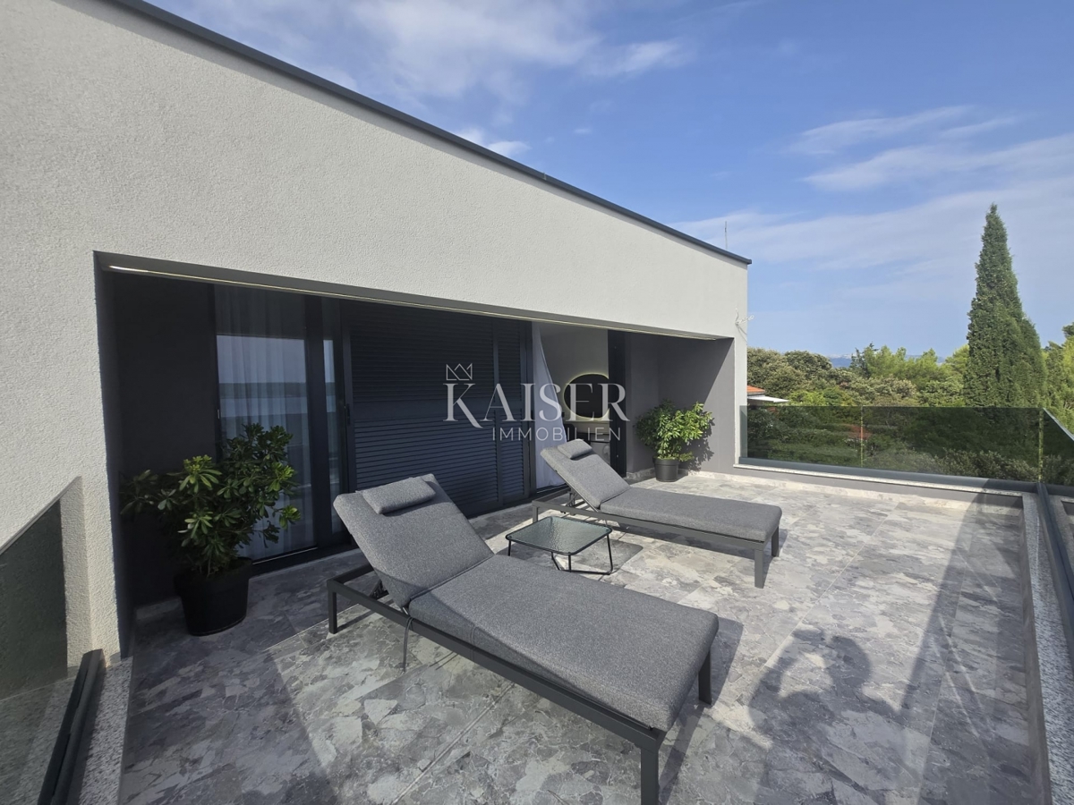 Zara, Posedarje - villa esclusiva prima fila al mare con accesso privato al mare