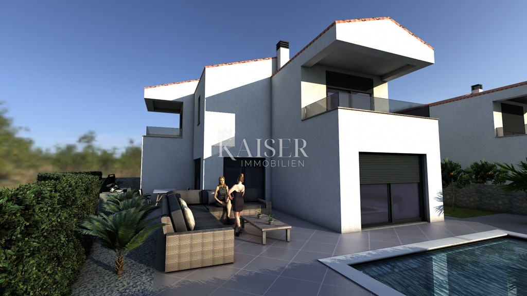 Земля під забудову Risika, Vrbnik, 1.100m2