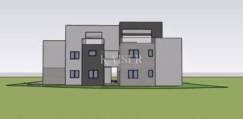 Srima, Vodice - Appartamento duplex di lusso con piscina e vista mare