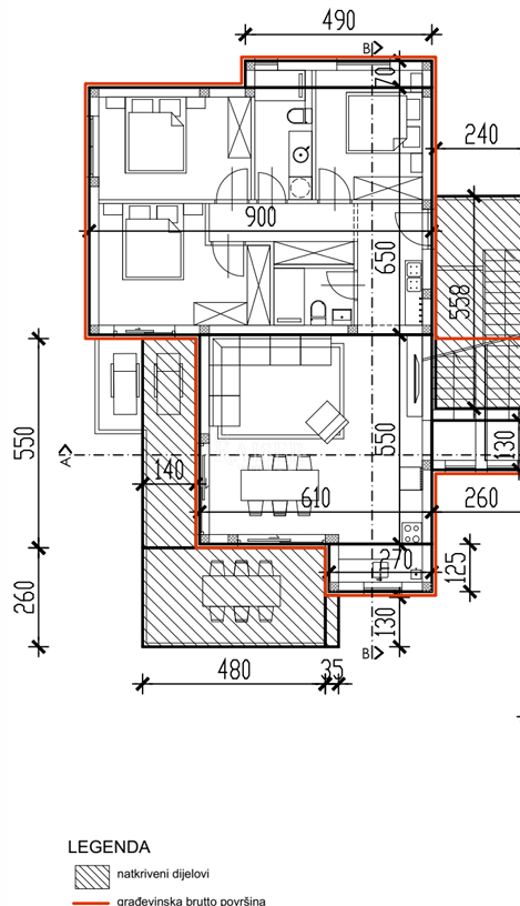 Srima, Vodice - Appartamento duplex di lusso con piscina e vista mare