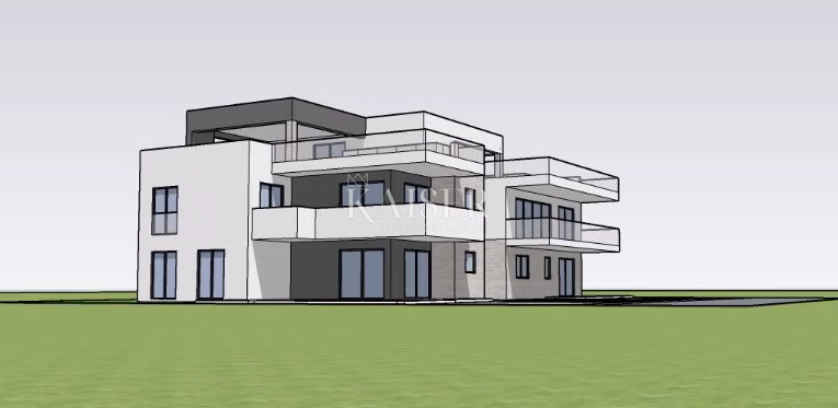 Srima, Vodice - Appartamento duplex di lusso con piscina e vista mare