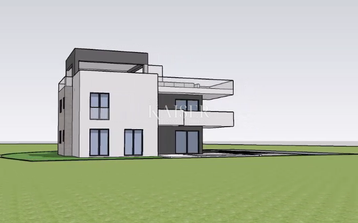 Srima, Vodice - Appartamento duplex di lusso con piscina e vista mare