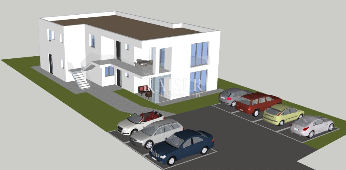 Matulji, Brgud - terreno edificabile con permesso di costruzione valido