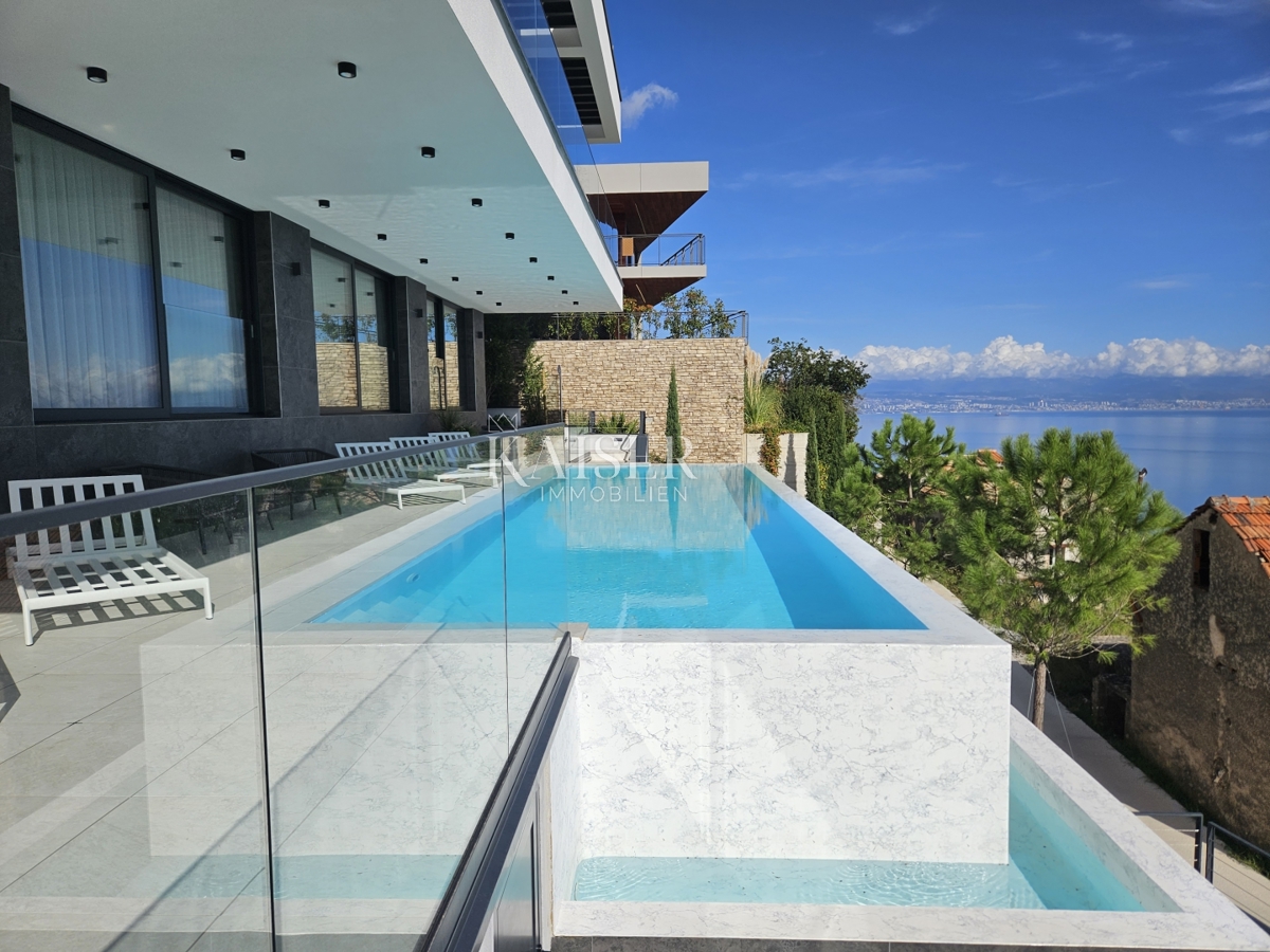 Abbazia, dintorni - villa di lusso 340m2 con piscina