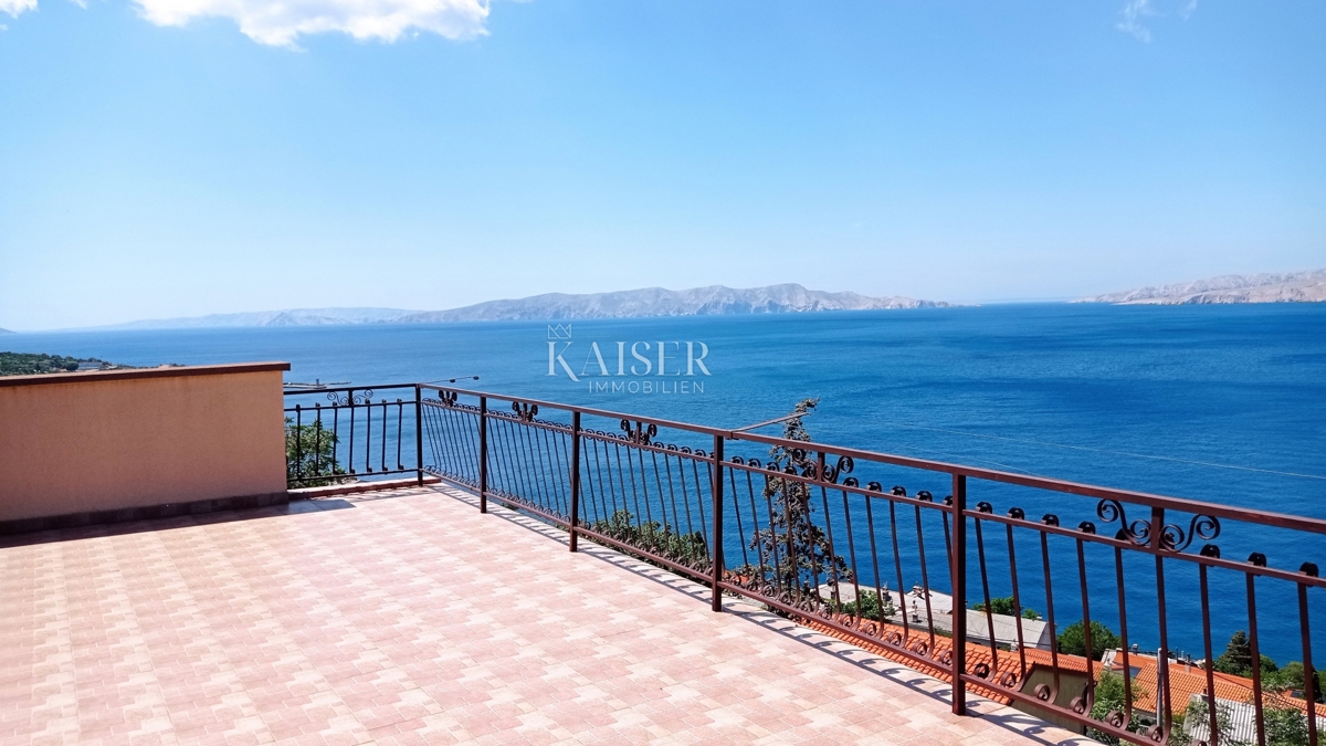 Senj, casa con una bellissima vista