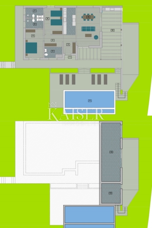 Istria, Montona - villa con piscina a sfioro