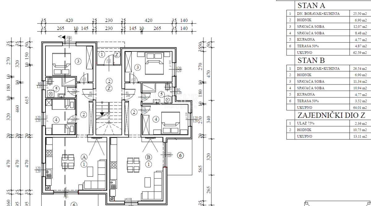 Istria - Umago, appartamento al piano terra vicino al mare