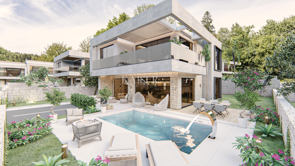 Istria, Umago - villa con piscina in un resort di lusso