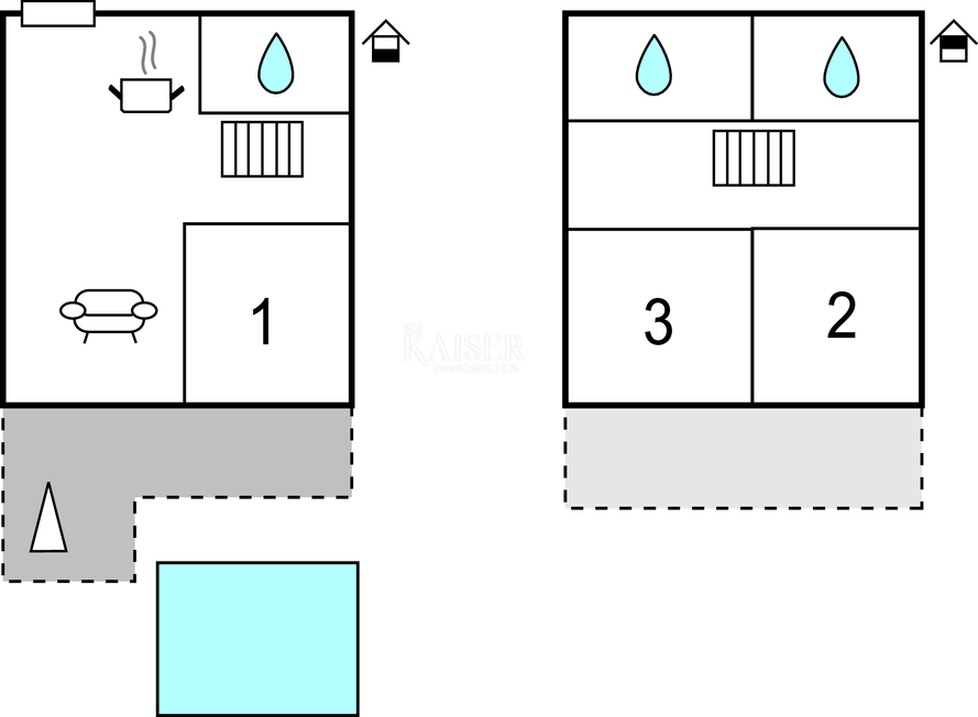 Ville Kornić, Krk, 121,03m2