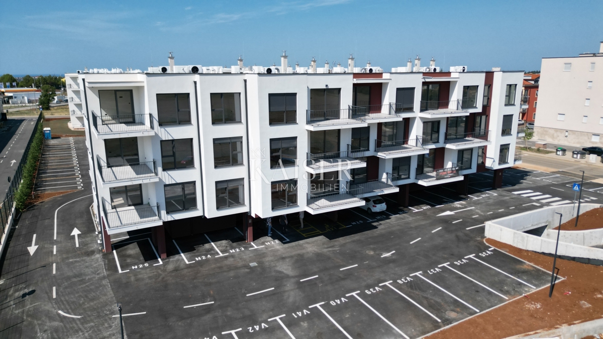 Istria, Umago - appartamento bilocale in nuova costruzione, 66m2, secondo piano, posizione attraente