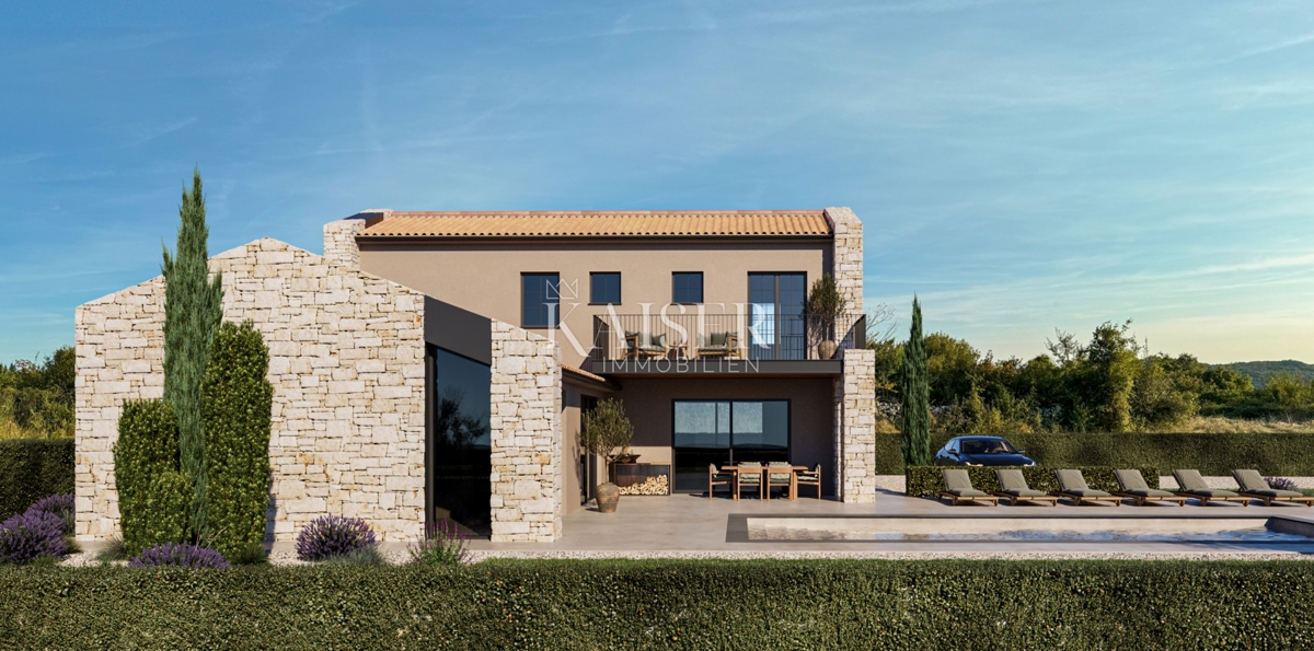 Mrgani, Jural - Villa con una splendida vista sul Canale di Leme