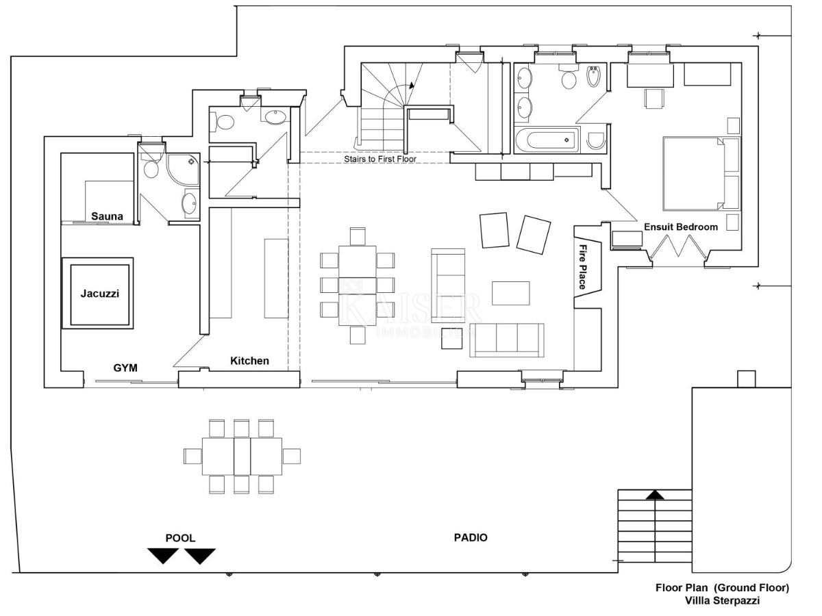 Istria - Parenzo, villa in pietra con vista mare e sauna