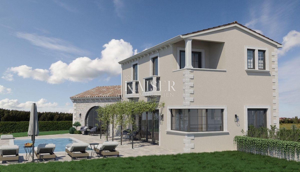 Istria - Parenzo, moderna villa rustica con piscina riscaldata