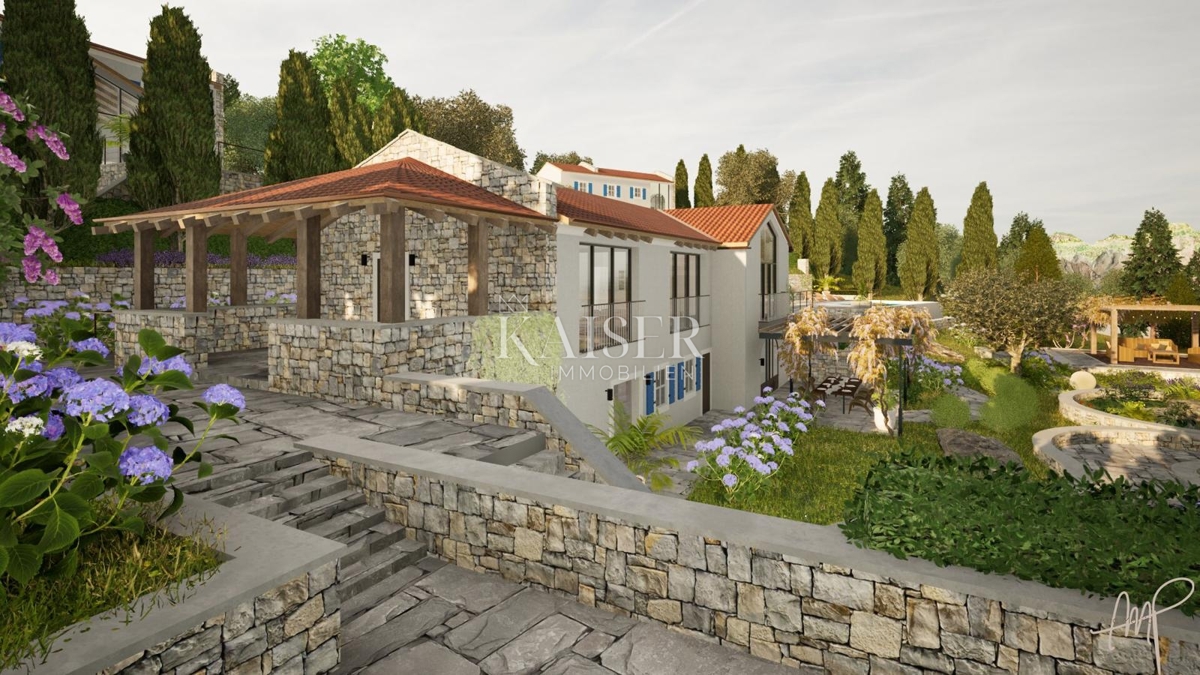 Opatija, Mošćenička Draga – Opportunità per gli investitori, un complesso di ville unico su 5,4 ettari